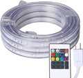 16.4 Feet Flat Flexible LED Rope Lights, Color Changing RGB Strip Light with Remote Control, 8 Colors Multiple Modes, Plug in Novelty Lighting, Connectable and Waterproof for Home Kitchen Outdoor Use…