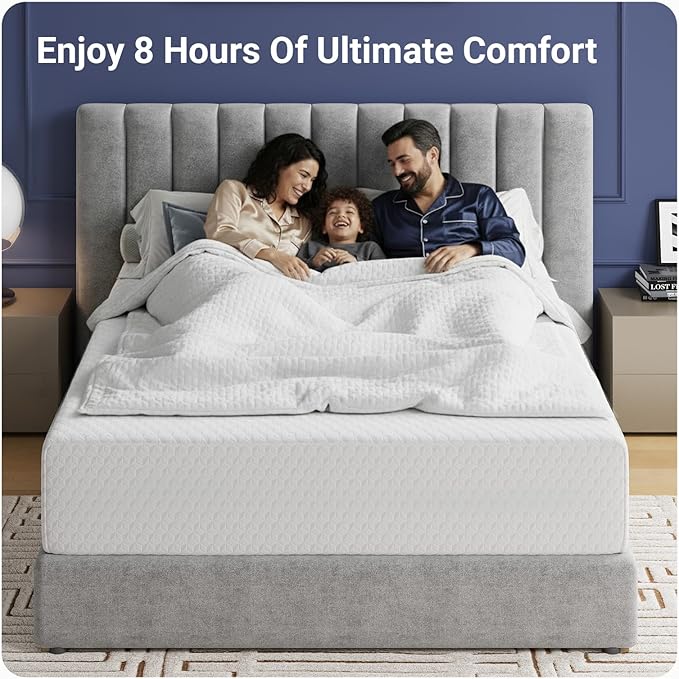 Avenco King Mattress, 14 Inch Memory Foam Mattress in a Box for Refresh Sleep & Pressure Relief, CertiPUR-US Certified Medium Firm King Size Mattresses
