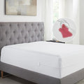 California Design Den 100% Waterproof Zippered Mattress Encasement Twin XL - 6 Sided Protection - Premium Quality, Breathable and Durable Twin XL Mattress Cover (White)