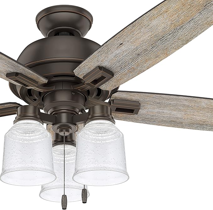 Aspen Creative 23158-4 Transitional Clear & Seeded Ceiling Fan Replacement Glass Shade, 2-1/8" Fitter, 4-1/2" Diameter x 4-7/8" Height, 4 Pack