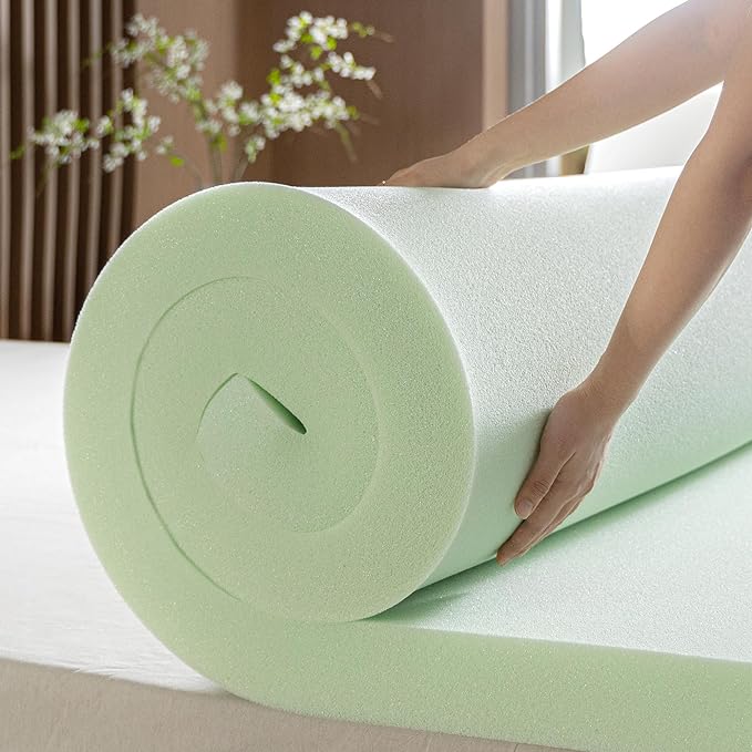 ZINUS 4 Inch Green Tea Memory Foam Mattress Topper, Smaller, More Convenient WonderBox Packaging, Pressure-Relieving Layers, CertiPUR-US Certified, Queen