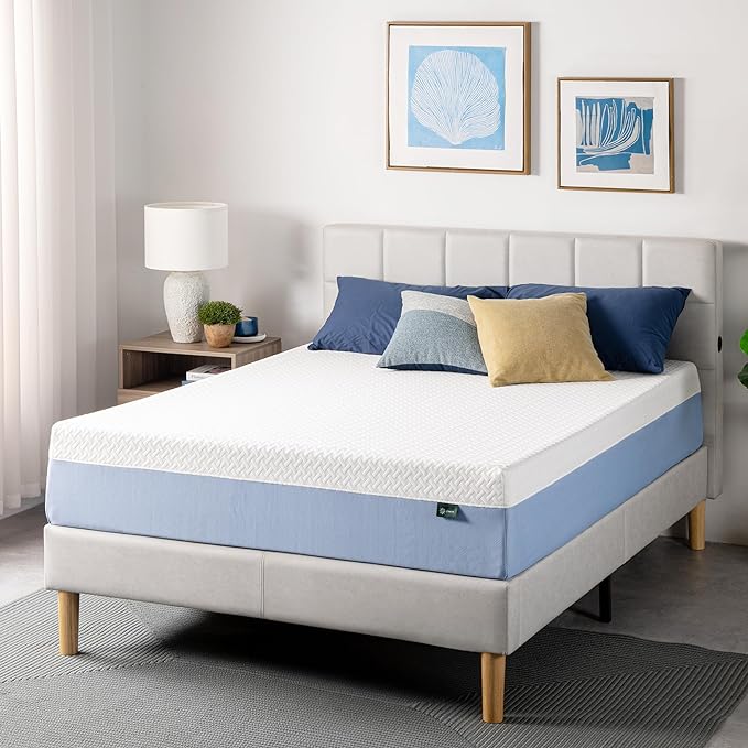 ZINUS 12 Inch King Cooling Essential Memory Foam Mattress [NewVersion], Fiberglass Free, Medium Feel, Breathable Cooling Layers, Certified Safe Materials