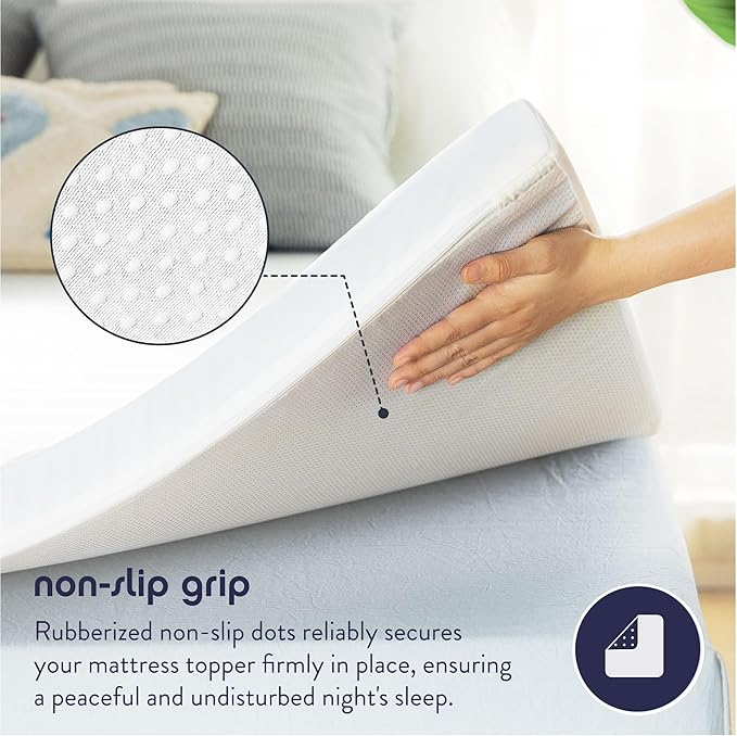 Best Price Mattress 3 Inch Gel Memory Foam Mattress Topper with Cover, CertiPUR-US Certified, Dorm Essentials, Twin