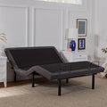 LUCID L300 Adjustable Bed Frame - Head and Foot Incline - USB - Wireless Remote - Easy 2 Person Assembly - Quiet Motor - Relax - TV - Working - Reading - Ergonomic - Electric Bed Base - Full Size