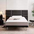 Amazon Basics Memory Foam Mattress, Soft Plush Feel, 10 Inch, Twin, White/Grey