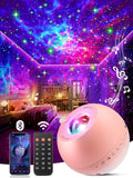 Galaxy Projector for Bedroom, 15 Colors Star Projector Galaxy Light Projector for Bedroom Night Light Projector,15 White Noises Bluetooth Star Lights for Ceiling Projector