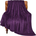 BEDELITE Fleece Blanket Purple Throw Blankets for Couch & Bed, Luxury Plush Cozy Fuzzy Blanket 50" x 60", Super Soft Warm Lightweight Throw Blanket for Travel Camping