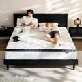 California King Mattress, 12 Inch Cal King Hybrid Mattress with Individual Pocket Spring & Memory Foam, Soft, Motion Isolation, Medium Firm Comfort for Pressure Relief, CertiPUR-US Certified