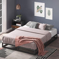 ZINUS Joseph 6 inch Metal Platform Bed Frame, Mattress Foundation, Wood Slat Support, No Box Spring Needed, Sturdy Steel Structure, King