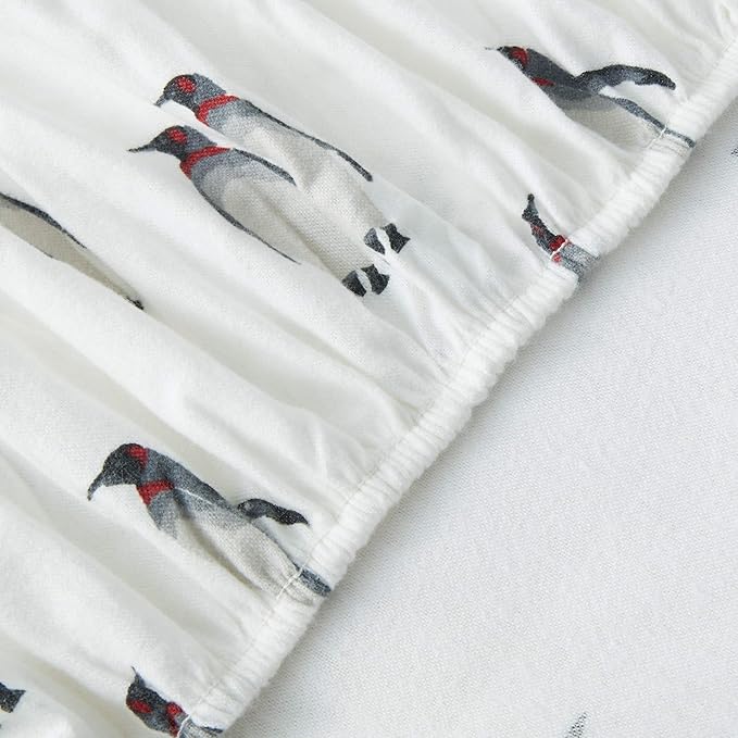 Eddie Bauer - Full Sheets, Cotton Flannel Bedding Set, Brushed For Extra Softness, Cozy Home Decor (Rookeries, Full)