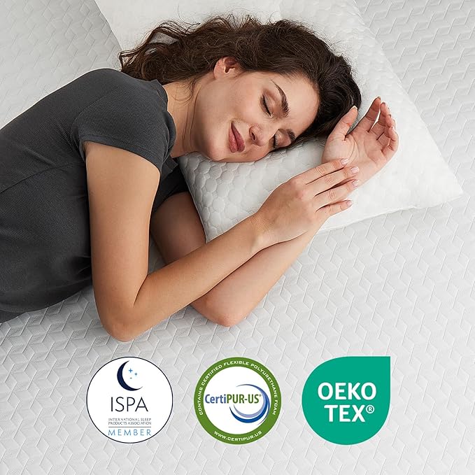Novilla Full Mattress, 12 Inch Full Size Memory Foam Mattress with Comfort Foam for Pressure Relief & Cool Fresh Sleep,Removable Washable Cover, Medium Firm