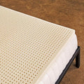 Pure Green Natural Latex Mattress Topper - Firm - 1 Inch - Queen Size (GOLS Certified Organic)