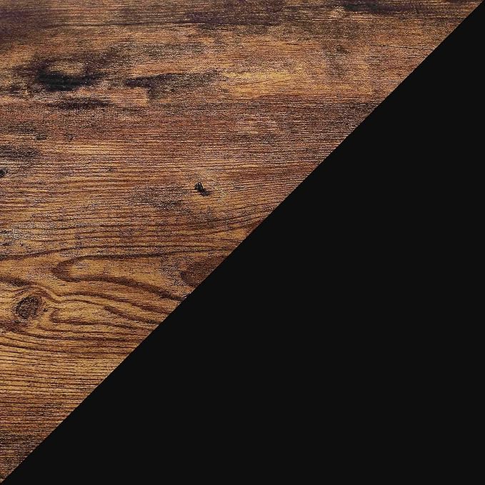 Convenience Concepts Oxford Console Table 39.5" - Sofa Table with Storage Shelf, Transitional Entryway Hall Table for Living Room and Bedroom, Display Foyer Table, Barnwood/Black