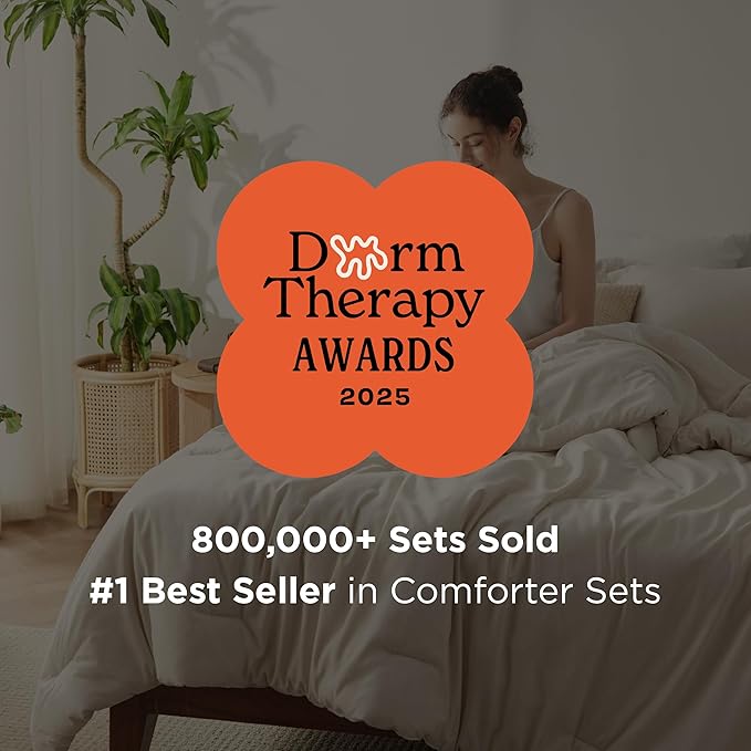 Bedsure Oversized Queen Comforter Set - Dark Grey Soft Bedding for All Seasons, Cationic Dyed Bed Set, 3 Pieces, 1 Oversized Queen Size Comforter (98"x98") and 2 Pillow Shams (20"x26"+2")
