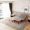 ESHINE Split King Adjustable Bed Frame - Independent Control, Adjustable Bed with Massage, Wireless Remote, Foot&Head Incline, Zero Gravity, Dual USB Ports, Under Bed Light, E3000 Premium Series