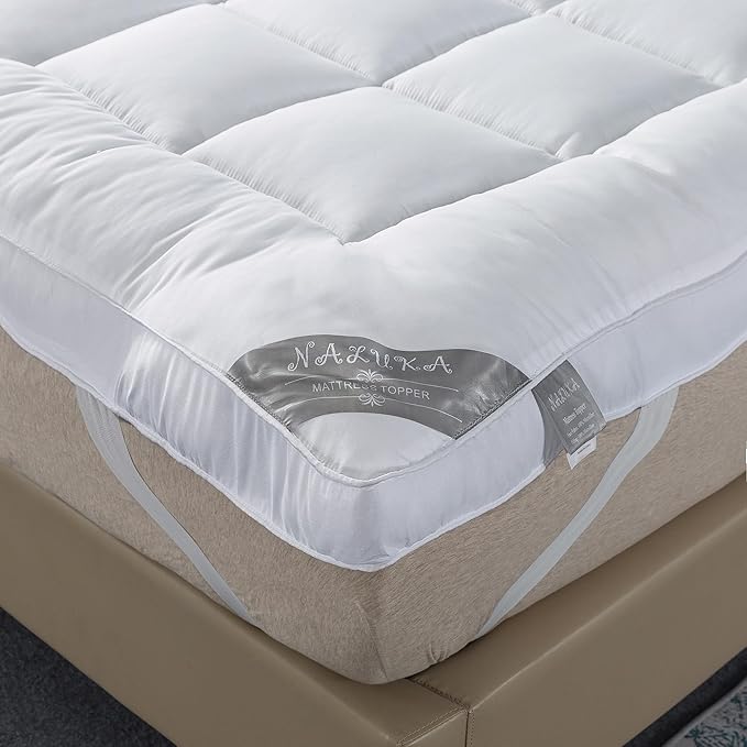 Mattress Topper Queen Size Pillowtop Mattress Cover Cooling Mattress Pad 2 Inch Thick