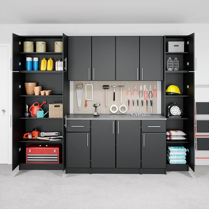 Prepac Elite 32 inch Wall Cabinet, Black