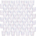 70pcs Assorted Votive Candle Holders - Colorful Glass Tea Lights Candle Holder in Bulk, Tealight Candle Holder for Table Centerpiece Wedding Decor Home Decoration