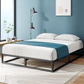 ZINUS Joseph 10 Inch Platform Bed Frame, Wood Slat Support, No Box Spring Needed, Eco Friendly WonderBox(TM) Packaging, Easy Assembly, Black, Full