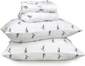 RUVANTI Flannel Sheets California King Size - 100% Cotton Brushed Cal King Bed Sheets Set - Deep Pockets 14 Inches - All Seasons Breathable & Extra Soft - Warm & Cozy, 4 Piece, Flurry Friends