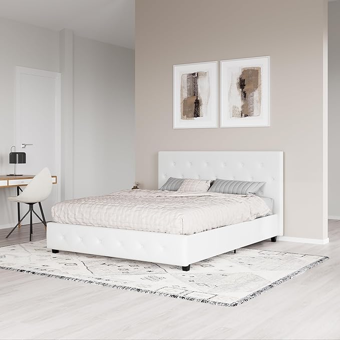 DHP Dakota Bed, Full, White