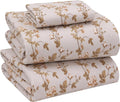 RUVANTI Flannel Sheets Twin Size - 100% Cotton Double Brushed Twin Sheets Set, Deep Pockets 16 Inches, All Seasons Breathable & Extra Soft Bed Sheets, Warm & Cozy, 3 Piece, Dazzale