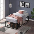 ZINUS Joseph Metal Platforma Bed Frame, Mattress Foundation, Wood Slat Support, No Box Spring Needed, Sturdy Steel Structure, Twin