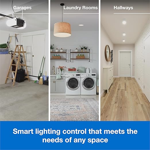 Lutron Caseta Original Smart Light Switch Kit w/ Wall Plate and Smart Hub, Compatible w/ Alexa, Apple Home, Google Home, Single-Pole/3 Way, 5 Amp, P-BDG-PKG1WS
