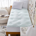Hansleep Twin Mattress Topper Viscose Derived from Bamboo, Memory Foam Pillow Top Mattress Topper Twin with Deep Pocket, Breathable Mattress Pad for Back Pain Relief, 39" x 75", White
