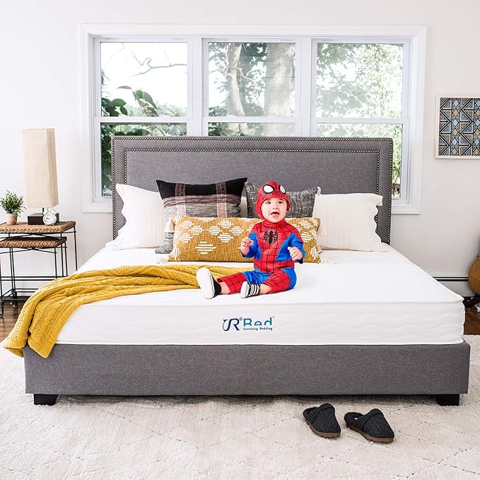 California King Size Foam and Spring Hybrid Mattresses, 10 Inch Medium Firm Mattress in a Box with Individual Pocket Coils, Edge Supportive, CertiPUR-US Certified