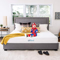 California King Size Foam and Spring Hybrid Mattresses, 10 Inch Medium Firm Mattress in a Box with Individual Pocket Coils, Edge Supportive, CertiPUR-US Certified