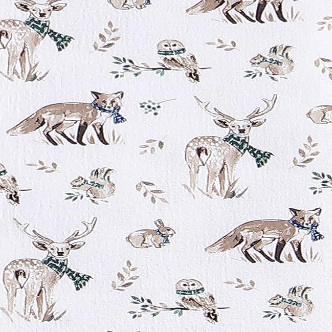 Eddie Bauer - Queen Sheets, Cotton Flannel Bedding Set, Brushed For Extra Softness, Cozy Home Decor (Woodlands Friends, Queen)