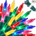 LAMPHOME Super-Bright Extendable Multi Christmas Lights Decoration 150Lights 31.9ft UL Certified Mini Bulb String Lights Set for Outdoor Christmas Tree Garden Holiday Party Patio Wedding Garland Decor
