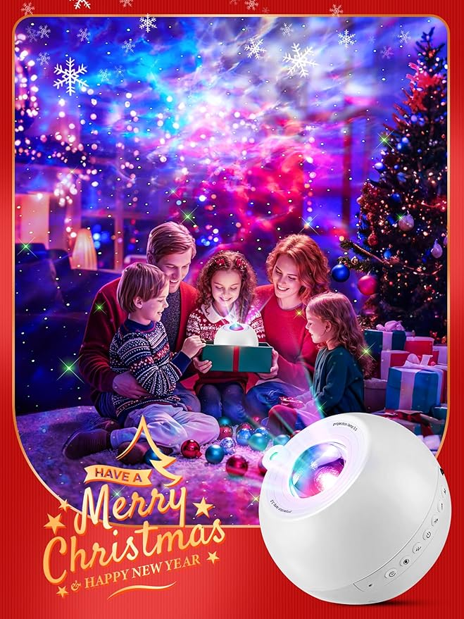 Star Projector Galaxy Light, 15 Colors+15 White Noises Galaxy Projector for Bedroom Adults Ceiling Projector Kids, Bluetooth Star Projector for Kids Galaxy Lamp, Stars Projector for Ceiling Projector