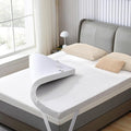 SINWEEK 3 Inch Gel Memory Foam Mattress Topper with Cooling Cover Ventilated Soft Mattress Pad, Bed Topper, CertiPUR-US Certified, Full Size