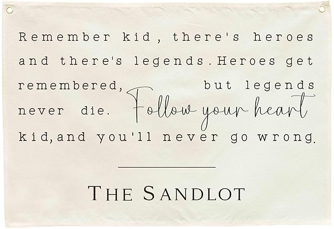 Boho Rectangular Banner Flag Wall Sign Decor Gift for Baby Boy Girl Kids,Nursery Baby Room Above Crib Bedroom Living Room Wall Decor-Remember Kid There's Heroes-Baby,Shower Birthday Christmas Gift