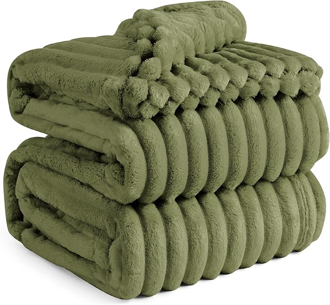 Bedsure GentleSoft Cypress Fleece King Blanket for Couch - Cozy Soft Blankets for Women, Cute Small Throws for Girls, 108x90 Inches