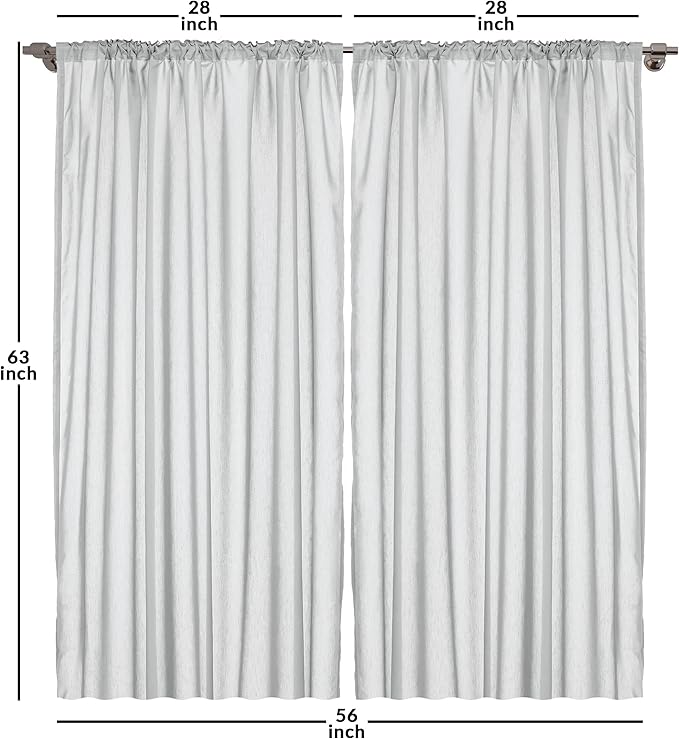 Ambesonne African Curtains, Motif with Pattern Design, Window Treatments 2 Panel Set for Living Room Bedroom, Pair of - 28" x 63", Brown Orange