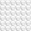 ZEAYEA Set of 36 Glass Tealight Candle Holder, Small Clear Votive Candle Holders for Weddings, Parties, Table Centerpieces, Dinner, Home Decoration, Candle Mould
