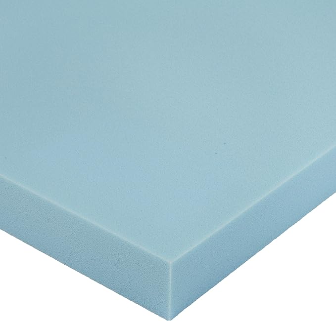 Amazon Basics Full Mattress Topper, Cooling Gel-Infused, CertiPUR-US Certified, 3 Inches, Blue