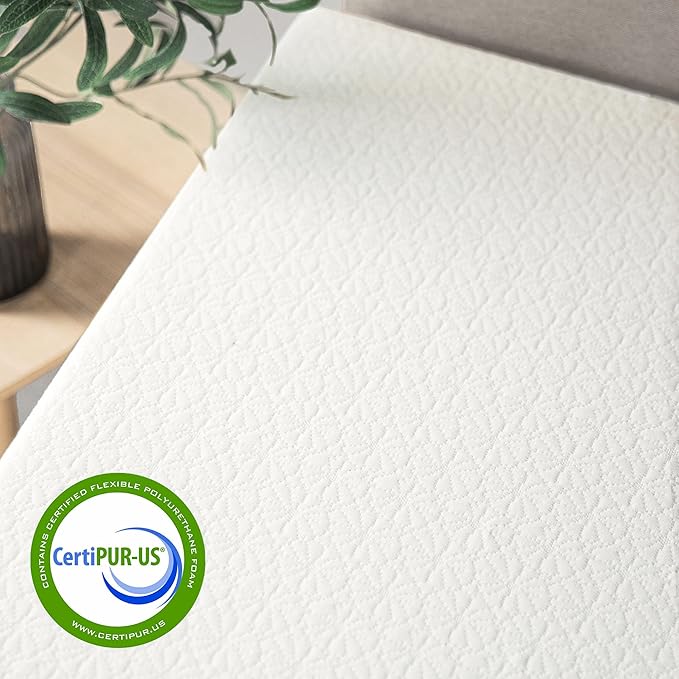Best Price Mattress 14 Inch Queen Mattress Bed-In-A-Box, Green Tea Memory Foam