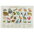 Alphabet poster for Nursery Toddlers, Play Room Wall Decor, ABC Wall Chart, Wall Hanging Decor for Toddler Playroom Decor Kids Wall Decor, Woodland Alphabet-Rectangle Banner Flag Wall Sign Decor Gift