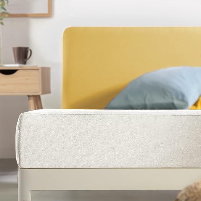 Best Price Mattres 6 inch Twin Mattress XL Long, Bed-In-A-Box, Green Tea Memory Foam,White