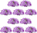 NUPTIO Flower Balls for Centerpieces Wedding: 10 Pcs 14.2 inch Diameter Artificial Flower Ball Arrangement Bouquet Centerpiece for Tables - Light Purple Fake Rose Flowers for Wedding Decor