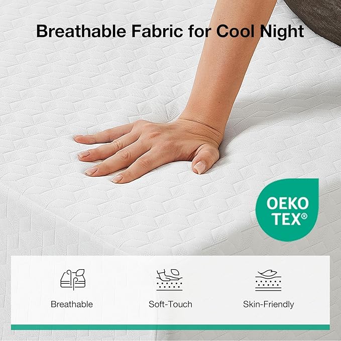 Novilla Full Mattress, 12 Inch Full Memory Foam Mattress for Pressure Relief & Comfort Sleep, Removable Washable Cover,CertiPUR-US Certified, Plush