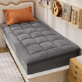 Bedsure Twin XL Mattress Topper Dorm Bedding - Extra Thick with Deep Pocket fits up to 21 Inches, Plush Soft Pillow-Top Bed Topper for Back Pain Relief, Overfilled with Down Alternative Filling, Grey