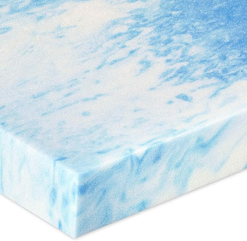 2" SealyChill™ Memory Foam Mattress Topper, Washable Allergen Resistant Cover, Queen (F02-00159-QN0) , White