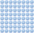 Auihiay 64 PCS Full Artificial Hydrangea Flowers, Blue Purple Silk Hydrangea Heads with Stems, Fake Flowers for Wedding Centerpieces, Baby Shower, Home, Garden, Party Decoration (Blue Purple)