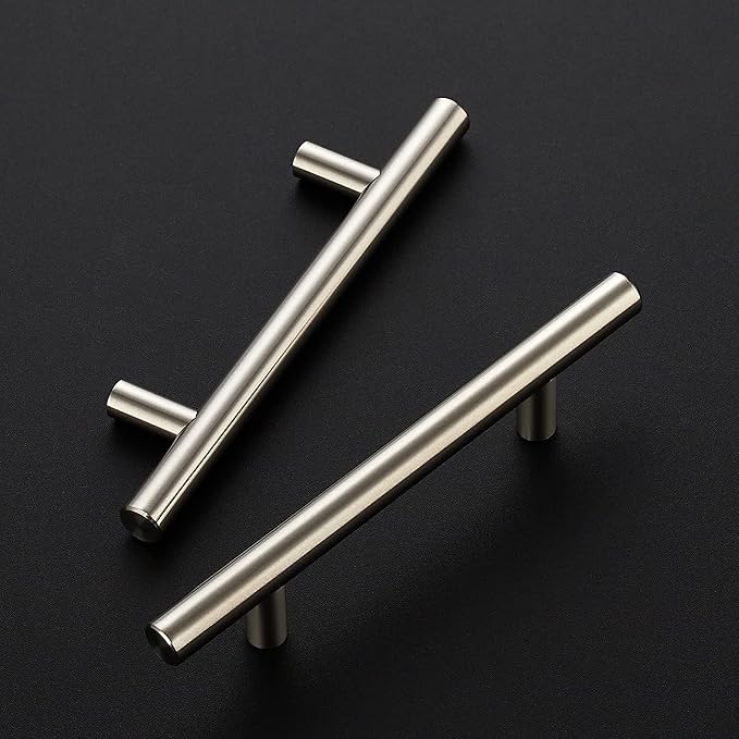 Ravinte 30 Pack 6 inch Cabinet Pulls Brushed Nickel Stainless Steel Kitchen Cupboard Handles Cabinet Handles, 3.5 inch Hole Center