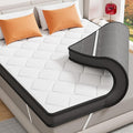 ELEMUSE 3 Inch Queen Memory Foam Mattress Topper, High Density Gel Foam Bed Toppers with Cooling Pillowtop for Back Pain Relief, Medium Firm Mattress Pad for Comfort Body Support